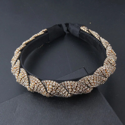 Modes Baroka Daudzkrāsains Rhinestones Krāšņs Luksus Rhinestone Galvas saite Izlaiduma Ceļojumi Dāvana Matu Aksesuāri 555