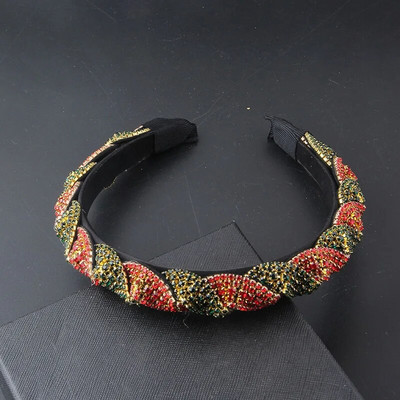 Modes Baroka Daudzkrāsains Rhinestones Krāšņs Luksus Rhinestone Galvas saite Izlaiduma Ceļojumi Dāvana Matu Aksesuāri 555
