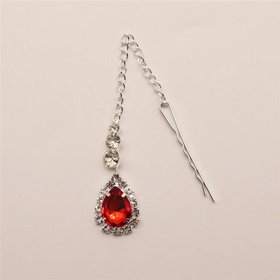 Bohomia Indian Fashion Fringehead Tiara Αξεσουάρ μαλλιών Γυναικεία κορίτσι Rhinestone Headband Trend Head Chain Drop για τα φρύδια