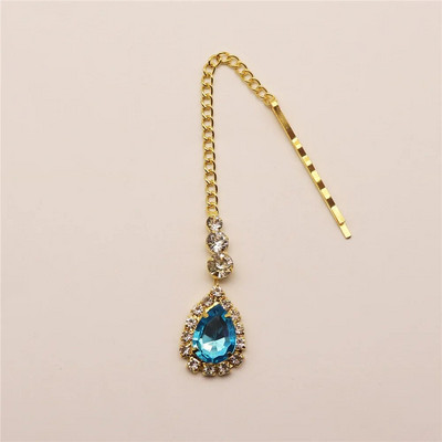 Bohomia Indian Fashion Fringehead Tiara Αξεσουάρ μαλλιών Γυναικεία κορίτσι Rhinestone Headband Trend Head Chain Drop για τα φρύδια