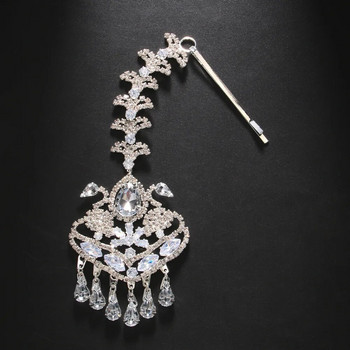 Stonefan κρεμαστό κόσμημα με στρας για γυναίκες Σχεδιαστής Κομψό μενταγιόν μαργαριτάρι Μαλλιά κοσμήματα Νυφικά αξεσουάρ γάμου