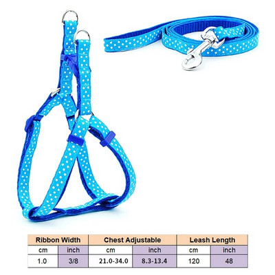 Oprtač za pse Mačka Najlonski remen Prsluk Ogrlica Povodac Set Štene Kućni ljubimac za bijeg Štene Šetnja na otvorenom Podesivo mače Izdržljiva vuča