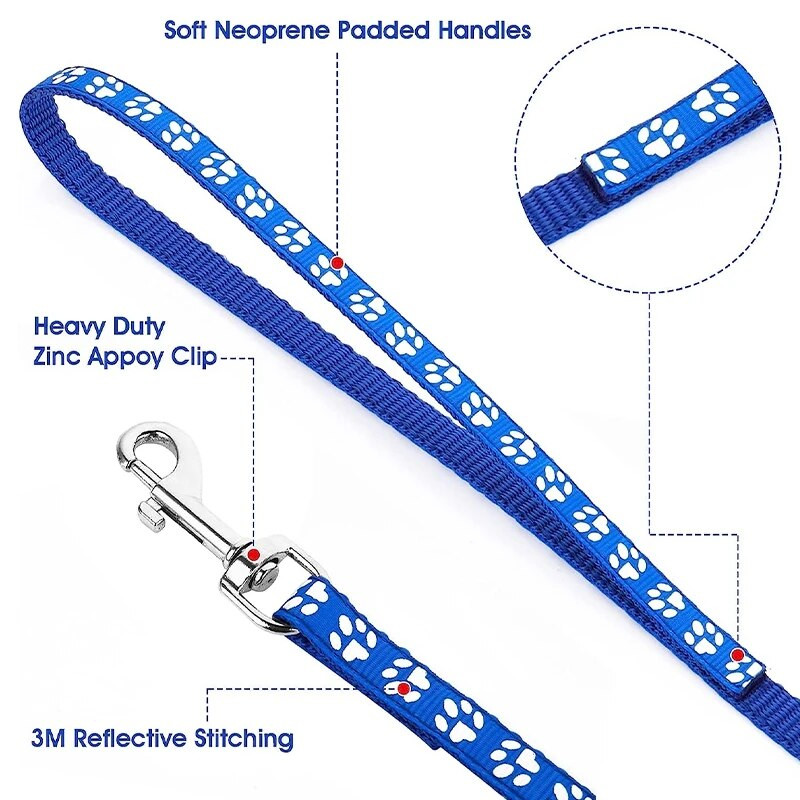 Oprtač za pse Mačka Najlonski remen Prsluk Ogrlica Povodac Set Štene Kućni ljubimac za bijeg Štene Šetnja na otvorenom Podesivo mače Izdržljiva vuča