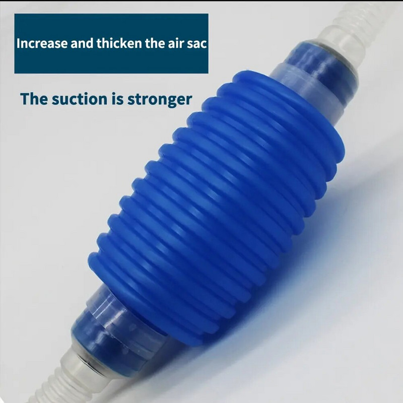 Akvārija sifons zivju tvertnes sifons vakuuma grants ūdens filtra tīrītājs sifona sūkņa manuālais tīrītājs, drošs vakuums