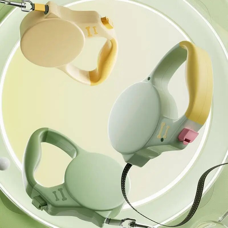 Lieljaudas suņu virve Automātiska traktora suņu lente Suņu pastaigu ievelkama drošības siksna ar garu pavadu mājdzīvnieku virve mājdzīvnieku piederumu piederums