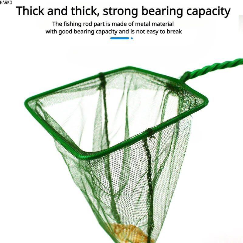 Prijenosna mreža za ribu Duga ručka Četvrtasti dodaci za akvarij Mreža za spuštanje akvarija Ribarska mreža Ribolov Plutajući predmeti Alat za čišćenje