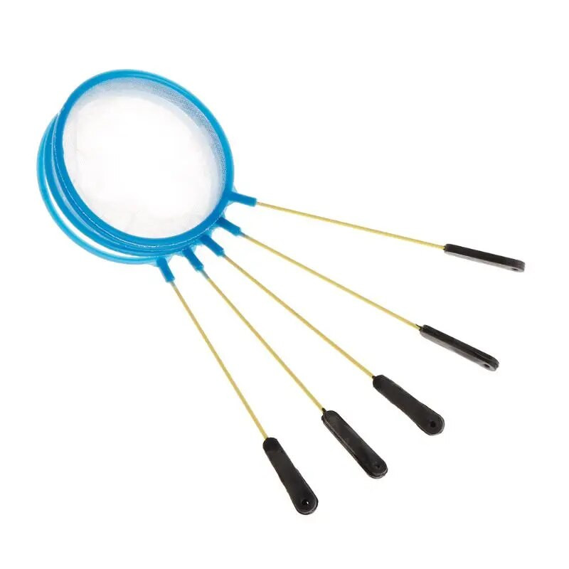 5 kom/set Ultrafina mreža za akvarijske ribe za brzo hvatanje, mini prijenosni akvarij s gustom mrežom za male pore