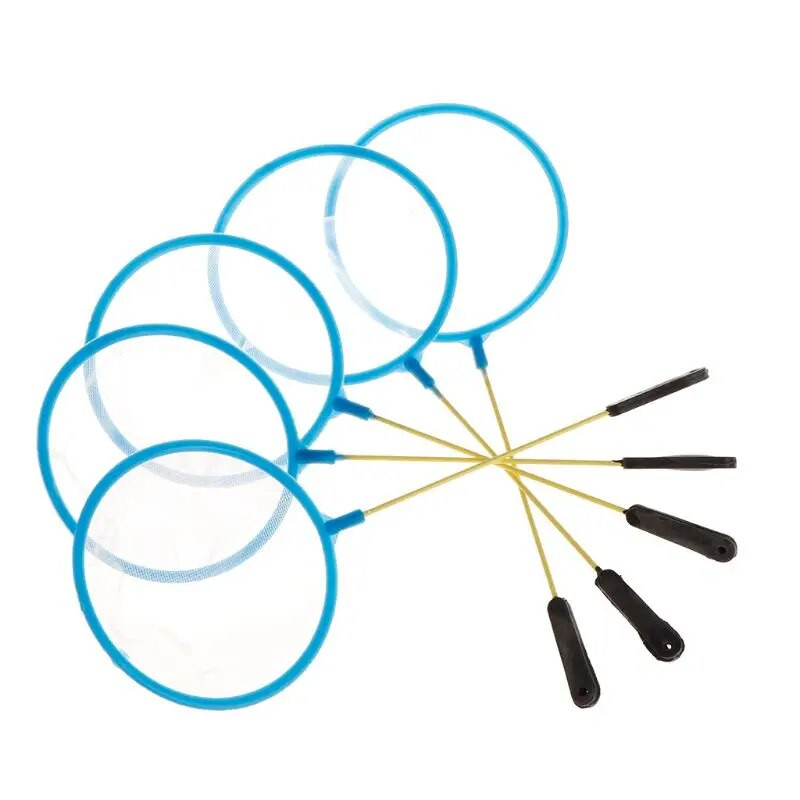 5 kom/set Ultrafina mreža za akvarijske ribe za brzo hvatanje, mini prijenosni akvarij s gustom mrežom za male pore