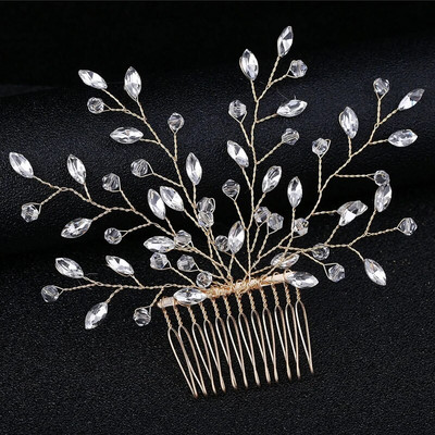 Sieviešu kāzu līgavu matu aksesuāri ballītēm Matu lente Rhinestone Matu Vīnogulāju modes matu rotaslietas Roku darbs Izlaiduma matu rotājumi