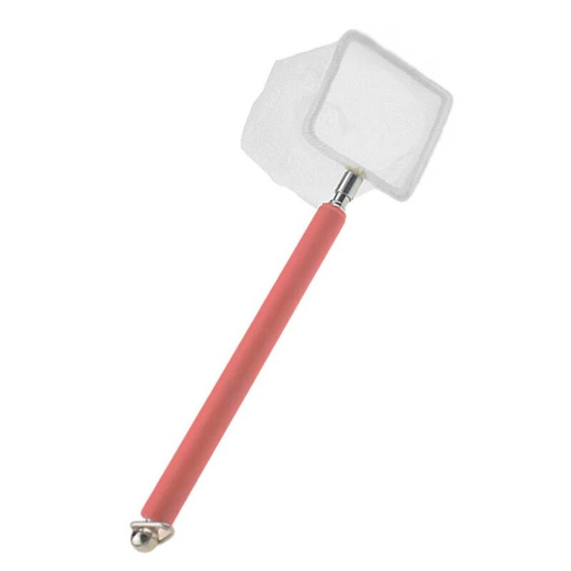 Δίχτυ ψαρέματος ενυδρείου D0AD Λεπτό διχτυωτό δίχτυ σύλληψης με τεντωμένη λαβή από ανοξείδωτο χάλυβα για άνετη λαβή τροπικών ψαριών