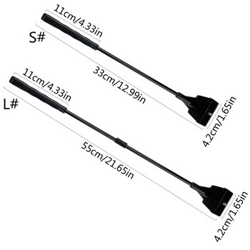 Scraper Fish for Tank Scraper Cleaning Tool Long Handle Aquarium Scraper for Thick Residues Σετ εργαλείων αφαίρεσης φυκιών dropship