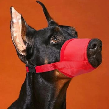 Издръжлива найлонова муцуна за кучета Регулируема дишаща муцуна за устата за кучета против ухапване Дъвчаща маска за уста на куче Аксесоари за обучение на домашни любимци