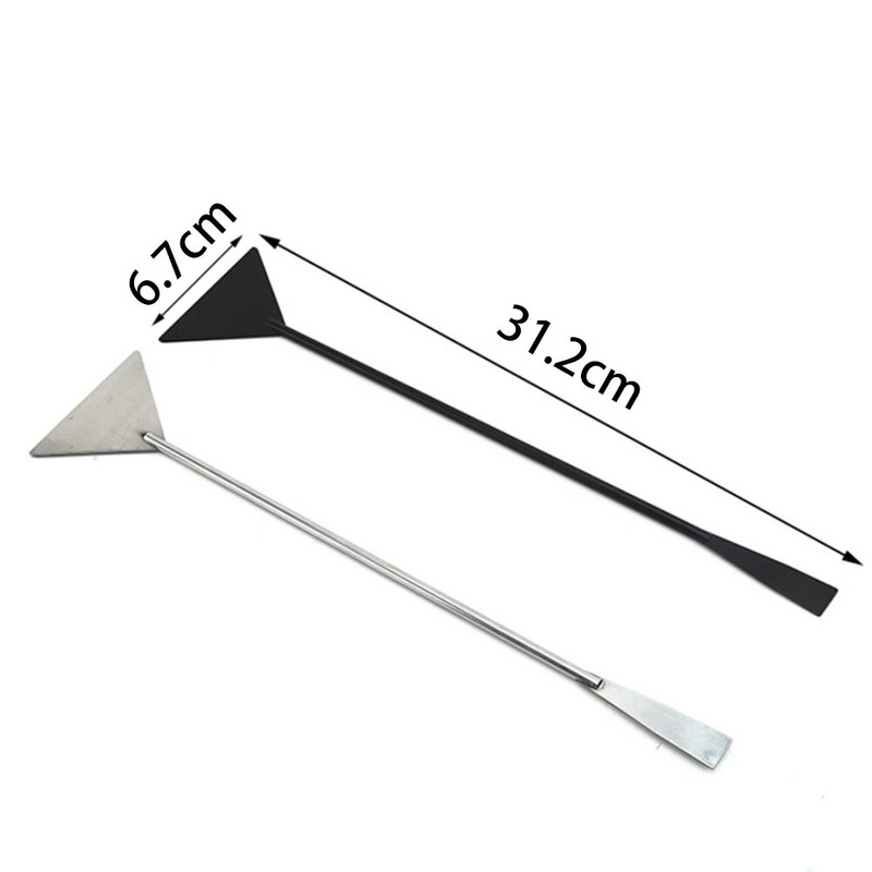 Akmens zivju tvertnes nerūsējošais tērauds griešanas apkope Jūras saplacināšana smilšu tīrīšanas rīks Akvārija lāpsta Ainavu veidošana Izturīgs, neslīd