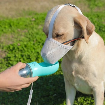 Намордници за кучета Регулируем дишащ капак за устата на кучето Мрежа против ухапване от лай Кучета Маска за муцуна в устата за кучета с дълга уста за кученца