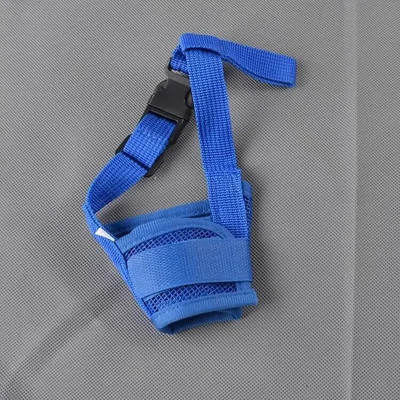 Naminių šunų reguliuojama žievės įkandimo tinklelis burnos snukučio priežiūra, nesustojanti kramtymo priemonė mažiems šunims Nailono diržas šunų priedai Naminių gyvūnėlių produktai