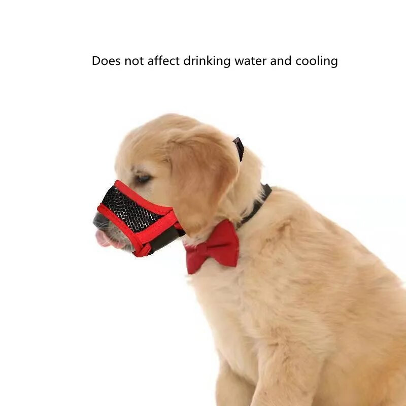 Ρυθμιζόμενο ρύγχος για σκύλους κατοικίδιων ζώων για μικρούς μεγάλους σκύλους Ρύγχος μάσκας σταματήστε να δαγκώνετε γαβγίζοντας νάιλον ιμάντες αξεσουάρ για σκύλους κατοικίδιων ζώων