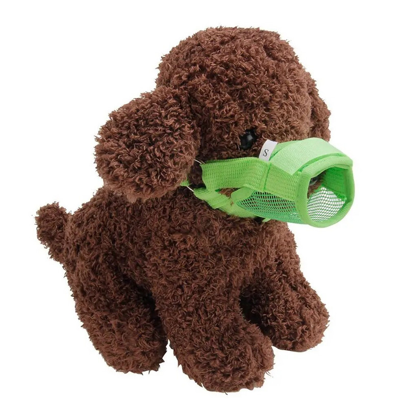 Izvrsna brnjica za kućne ljubimce bez mirisa, pseća brnjica protiv lajanja, siguran štitnik za usta bez iritacije, poliesterska njuška za štene za kućanstvo