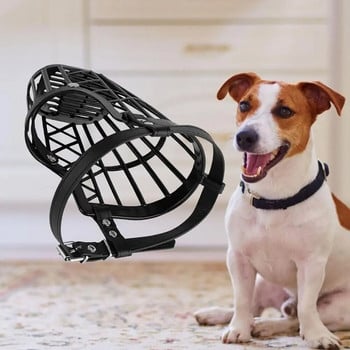 Носен намордник за кучета Пластмасов протектор за лице за кучета Устойчив на разкъсване Миещи се намордници против ухапвания за кученца