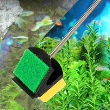Υψηλής ποιότητας ενυδρείο Fish Tank Glass Plant Cleaning Brushes Floating Clean Window Scraper Scraper Sponge Accessories Tools