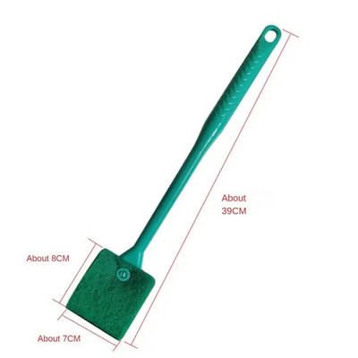 Zivju tvertņu tīrīšanas birstes tīrītājs Pieci vienā tīrīšanas komplekts Mājsaimniecības akvārija logu stikla aļģu zivju tvertnes stikla birste