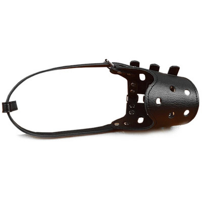 PU-nahast koerakoon Reguleeritav hingav mask väikestele suurtele koertele Suu haukumis-/hammustusvastased närimisohud lemmikloomade treenimiseks