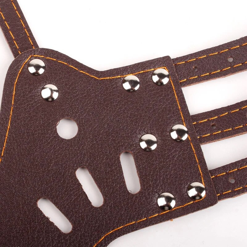 PU-nahast koerakoon Reguleeritav hingav mask väikestele suurtele koertele Suu haukumis-/hammustusvastased närimisohud lemmikloomade treenimiseks