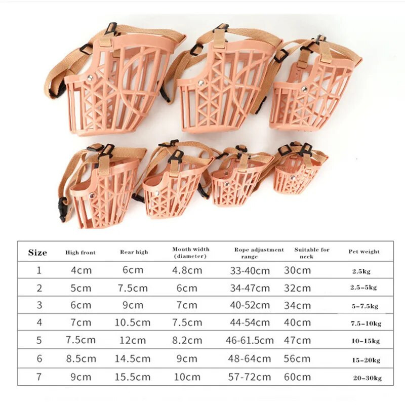 Jauna regulējama suņu mutes maska, elpojošs, pret sakodienu mājdzīvnieka purna pārvalks maziem vidēji lieliem suņiem Mājdzīvnieku aksesuāri XS-XXXL