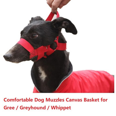 Ρύγχος LIVE Mouth Dog Ρύθμιση Κάλυμμα Στόματος Pet Dog Καλάθι Ρύγχους Σκυλιών Nylon Dogs Μάσκα για σκύλους για Gree Greyhound Whippet
