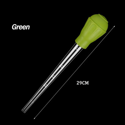 Manuāls akvārija grants tīrīšanas salmu zivju tvertnes ūdens mainītājs akvārija tīrīšanas pipetes pilinātāja atkritumu noņemšanai ar pagarinājuma cauruli