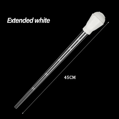 Manuāls akvārija grants tīrīšanas salmu zivju tvertnes ūdens mainītājs akvārija tīrīšanas pipetes pilinātāja atkritumu noņemšanai ar pagarinājuma cauruli