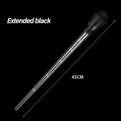 Manuāls akvārija grants tīrīšanas salmu zivju tvertnes ūdens mainītājs akvārija tīrīšanas pipetes pilinātāja atkritumu noņemšanai ar pagarinājuma cauruli