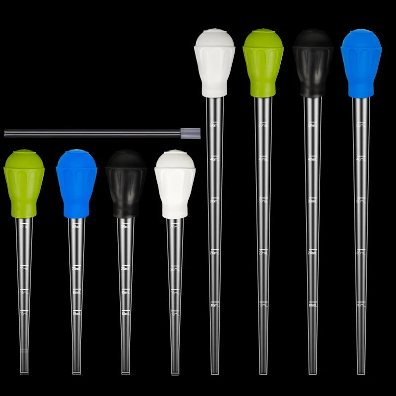 Manuāls akvārija grants tīrīšanas salmu zivju tvertnes ūdens mainītājs akvārija tīrīšanas pipetes pilinātāja atkritumu noņemšanai ar pagarinājuma cauruli