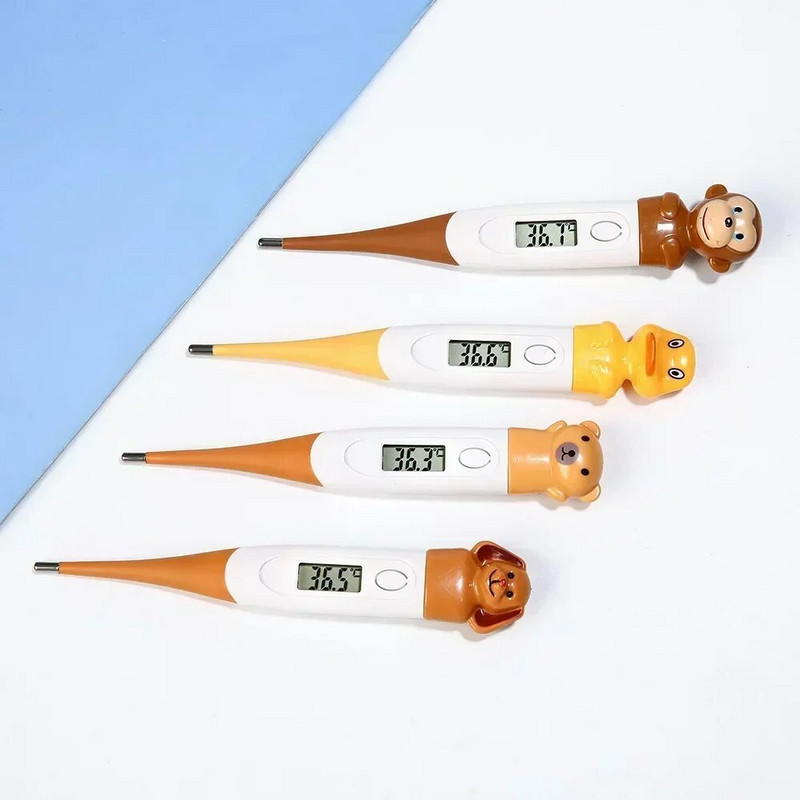 Professionaalne LED lemmikloomade koerte kasside elektrooniline termomeeter Ohutu märgkuiva termomeeter Veterinaartermomeeter lemmikloomade meditsiiniseadmete tööriist