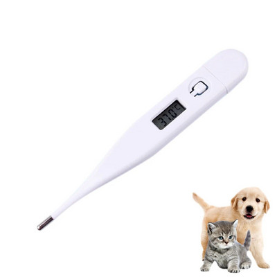 Ψηφιακό θερμόμετρο κατοικίδιων ζώων για στοματική μασχάλη πρωκτός σκύλος γάτας ταχείας ανάγνωσης Δείκτης θερμοκρασίας σώματος UND Έκπτωση