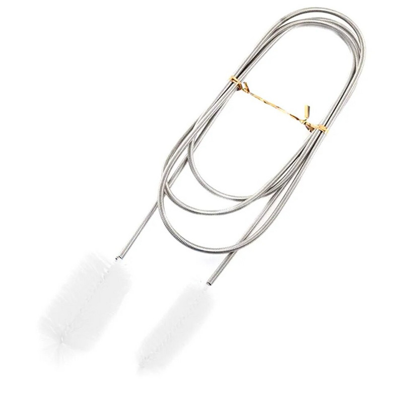 Najlonski akvarij od nehrđajućeg čelika Cijev s dvostranim crijevom Četka za čišćenje filtra za vodu Višenamjenska fleksibilna cijev za zrak