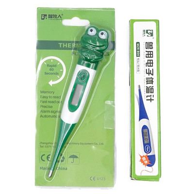 Pet Digital Led Thermometer Waterproof Cartoons Cute Veterinary Tool for Dogs Cats Piglets Thermometers Pets Products