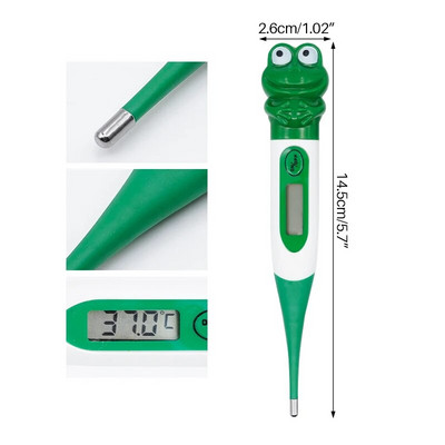 Pet Digital Led Termometras Neperšlampamas Animaciniai filmukai Mieli veterinarijos įrankiai šunims Katės Paršeliai Termometrai Naminiai gyvūnai Produktai