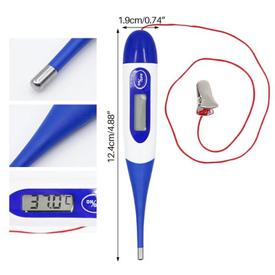 Pet Digital Led Termometras Neperšlampamas Animaciniai filmukai Mieli veterinarijos įrankiai šunims Katės Paršeliai Termometrai Naminiai gyvūnai Produktai