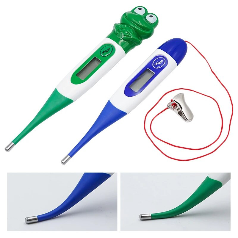 Pet Digital Led Termometras Neperšlampamas Animaciniai filmukai Mieli veterinarijos įrankiai šunims Katės Paršeliai Termometrai Naminiai gyvūnai Produktai