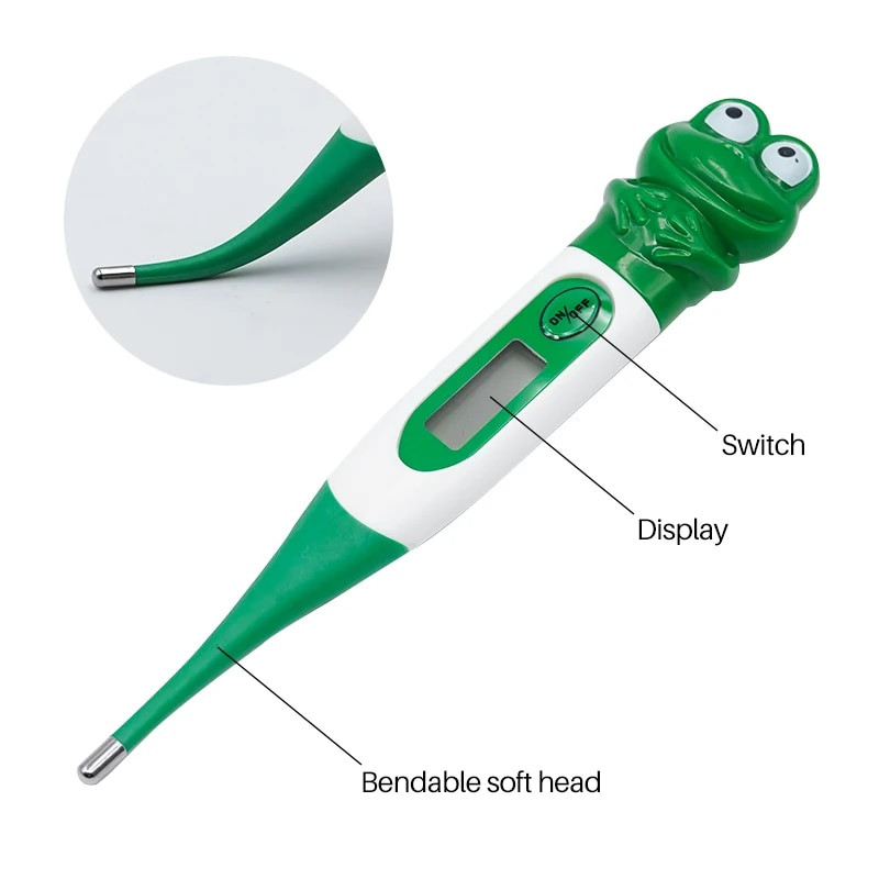 Pet Digital Led Termometras Neperšlampamas Animaciniai filmukai Mieli veterinarijos įrankiai šunims Katės Paršeliai Termometrai Naminiai gyvūnai Produktai