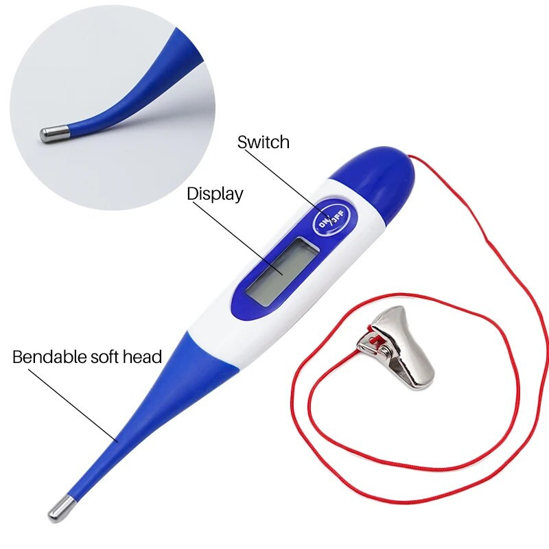 Pet Digital Led Termometras Neperšlampamas Animaciniai filmukai Mieli veterinarijos įrankiai šunims Katės Paršeliai Termometrai Naminiai gyvūnai Produktai