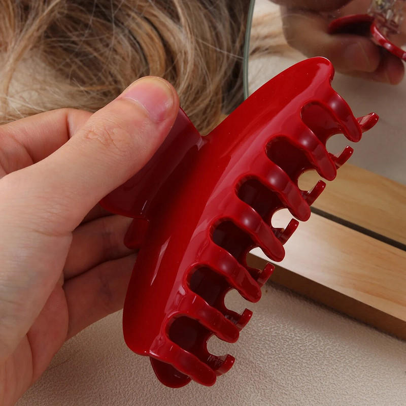 Vienkrāsainas matu spīles Modes matu aksesuāri meitenēm