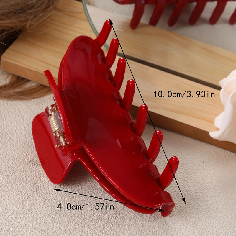 Vienkrāsainas matu spīles Modes matu aksesuāri meitenēm