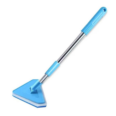 Ρυθμιζόμενη 180° βούρτσα καθαρισμού σφουγγαριού με μακριά λαβή Καθαριστικό δεξαμενής ψαριών διπλής όψης Scrubber Τηλεσκοπική ξύστρα παραθύρων από φύκια