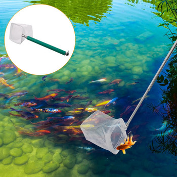 Аквариум за скариди Риболовна мрежа Прибиращ се скимиращ аквариум от неръждаема стомана за резервоари за езера