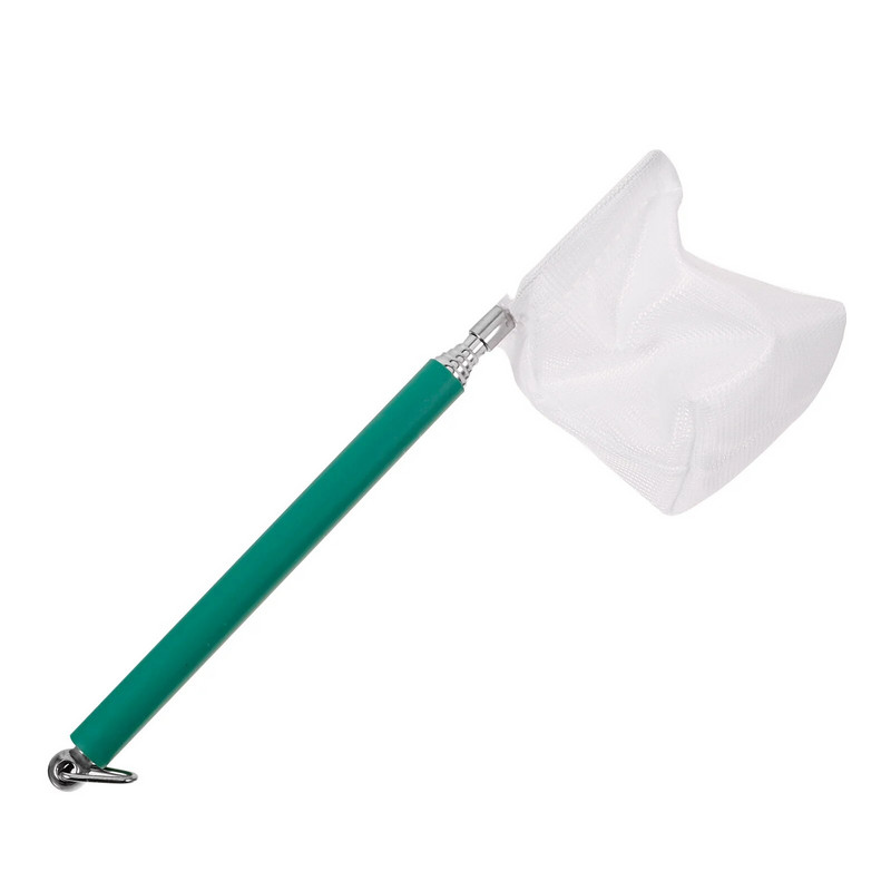 Akvárium s rybárskou sieťou na krevety, zaťahovacia sieť na odstraňovanie šmýkačiek z nehrdzavejúcej ocele pre rybníkové nádrže