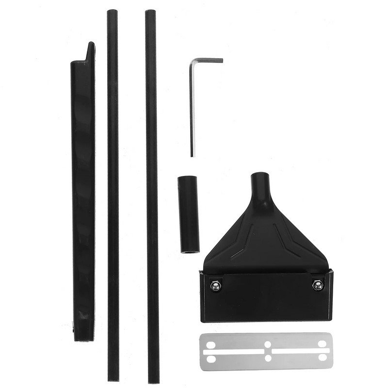 Zivju tvertnes tīrīšanas rīku tīrīšanas līdzeklis akvārija skrāpis Profesionāls ergonomisks atkārtoti lietojams oglekļa tērauda piegādes mājsaimniecība