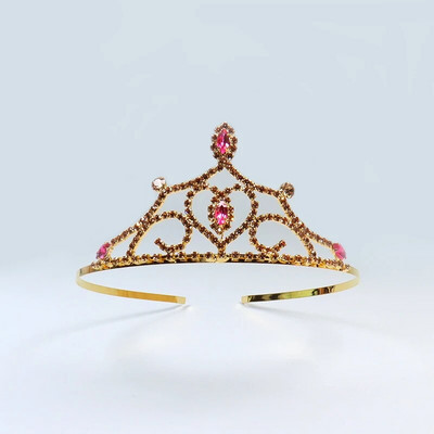 ZANLLOY līgavu kāzu tiāra krāsa, kristāla kroņprinceses dzimšanas dienas ballīte Matu aksesuāri Rhinestone