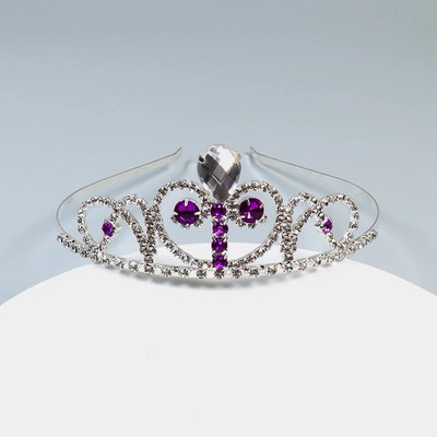 ZANLLOY līgavu kāzu tiāra krāsa, kristāla kroņprinceses dzimšanas dienas ballīte Matu aksesuāri Rhinestone