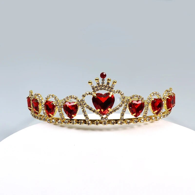 ZANLLOY līgavu kāzu tiāra krāsa, kristāla kroņprinceses dzimšanas dienas ballīte Matu aksesuāri Rhinestone